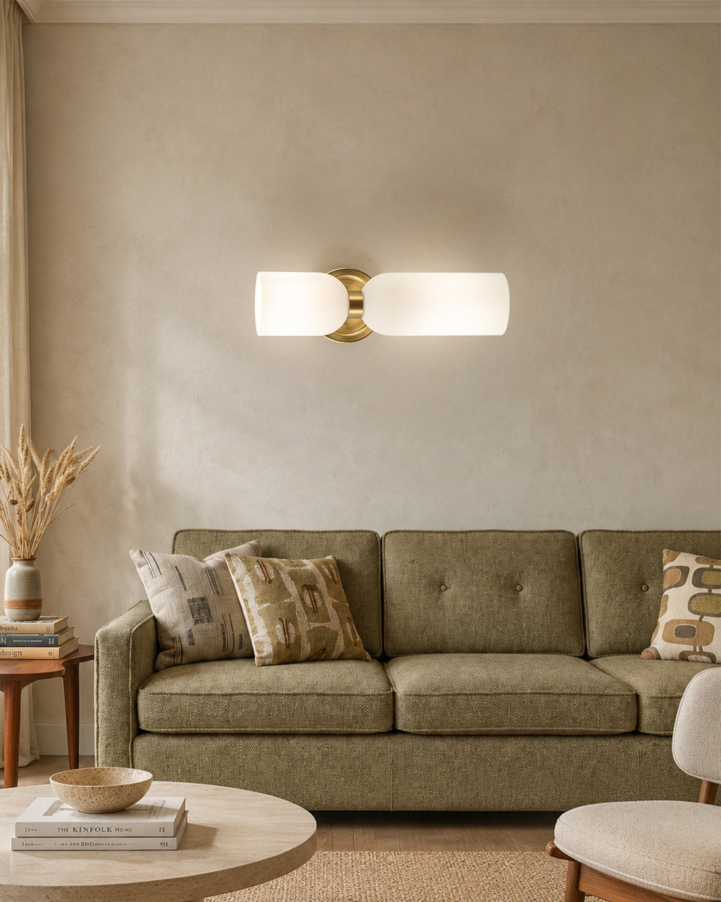 TIFEROR Vanity Wall Sconces, Modern Hardwired Dimmable LED Wall Lights