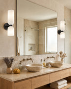 TIFEROR Vanity Wall Sconces, Modern Hardwired Dimmable LED Wall Lights